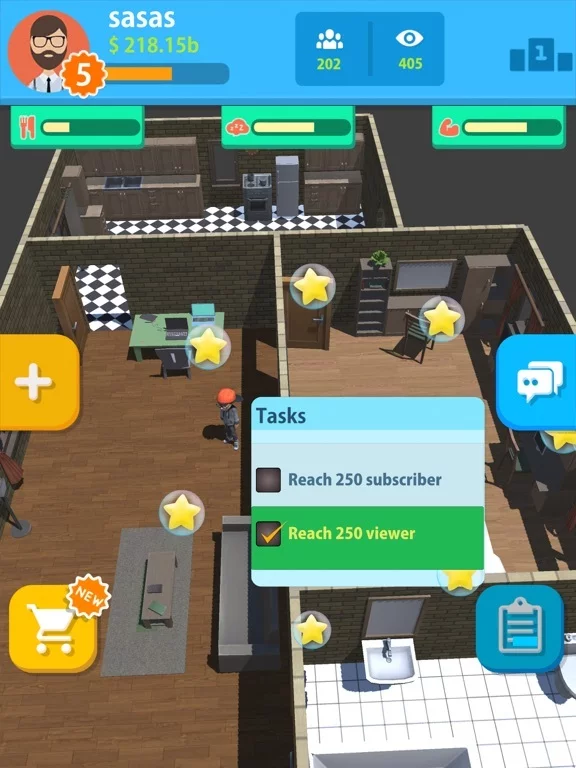 Изображение игры: uTubers.idle