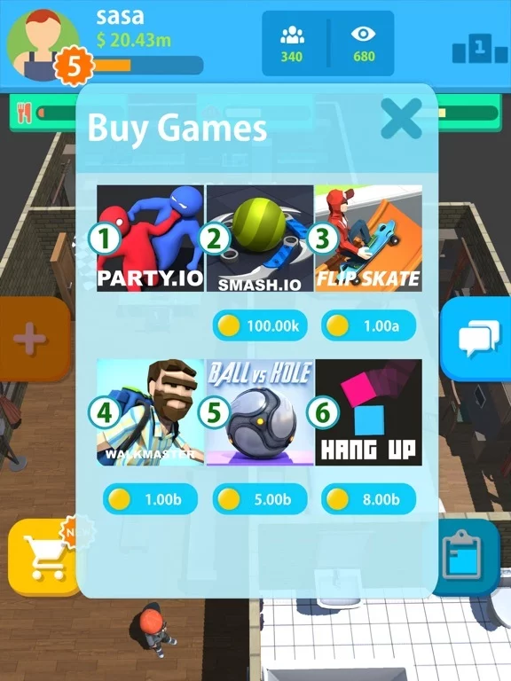 Изображение игры: uTubers.idle