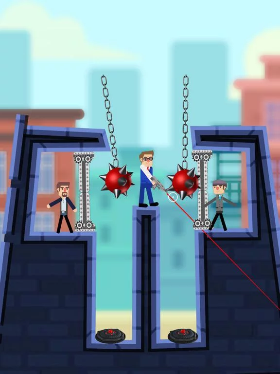 Изображение игры: Mr Aim - Sniper Puzzle