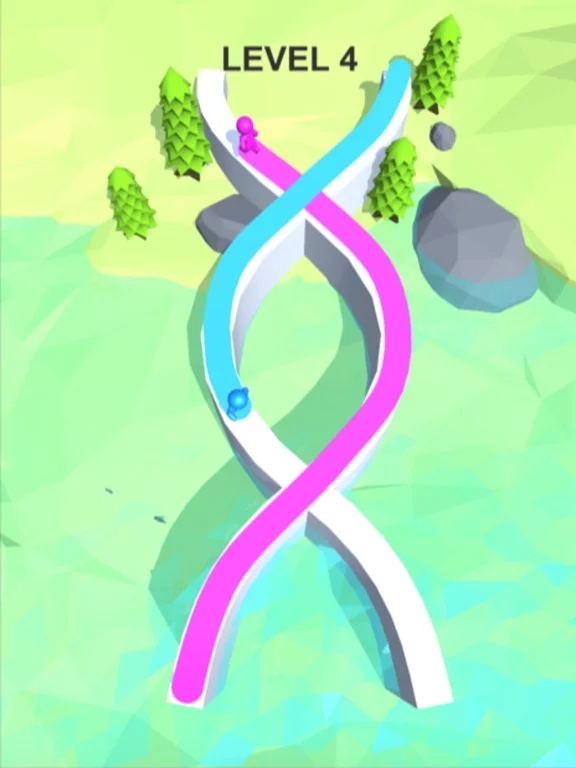 Изображение игры: Path Painter: Color Fun Race