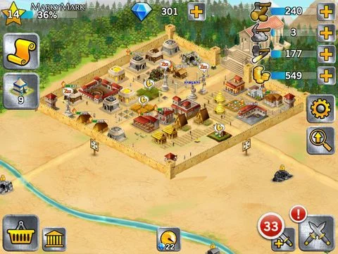 Изображение игры: Battle Empire: Roman Wars - Build a City and Grow your Empire in the Roman and Spartan era