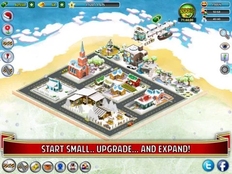 Изображение игры: City Island: Winter Edition - Builder Tycoon - Citybuilding Sim Game, from Village to Megapolis Paradise - Free Edition