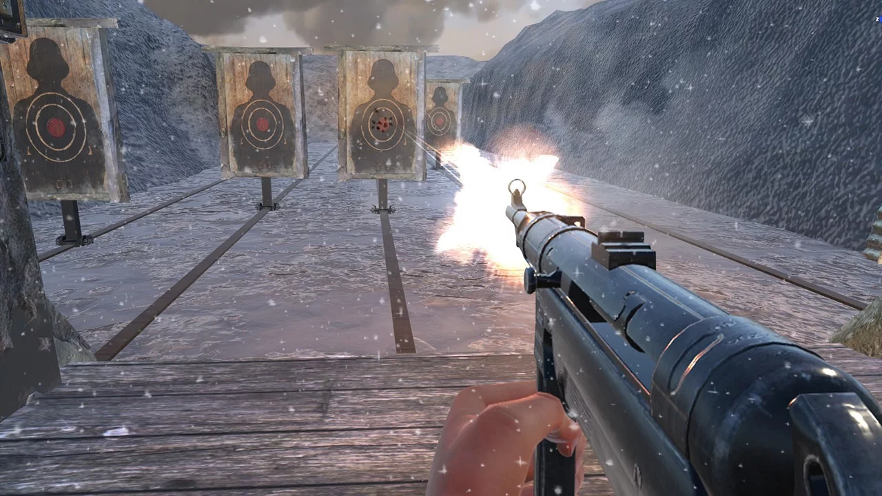 Изображение игры: World War 2 Winter Gun Range VR Simulator