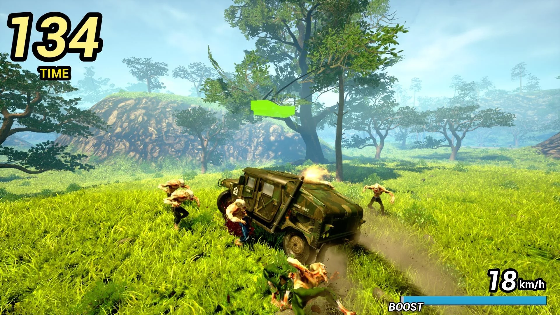 Изображение игры: Zombie Road Rider