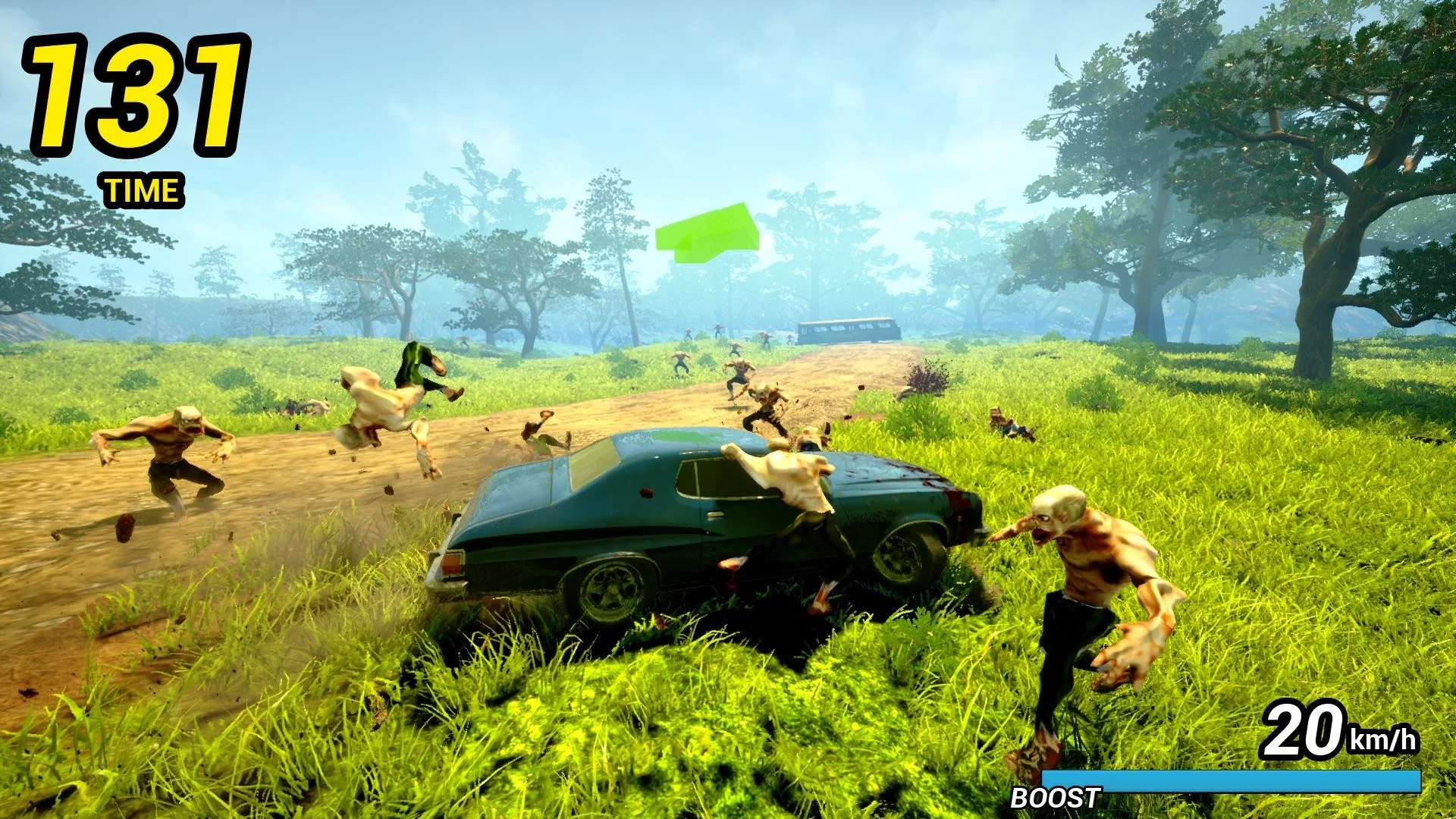 Изображение игры: Zombie Road Rider