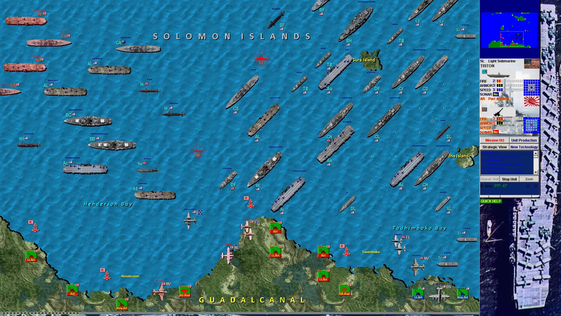 Изображение игры: Battleships and Carriers - Pacific War