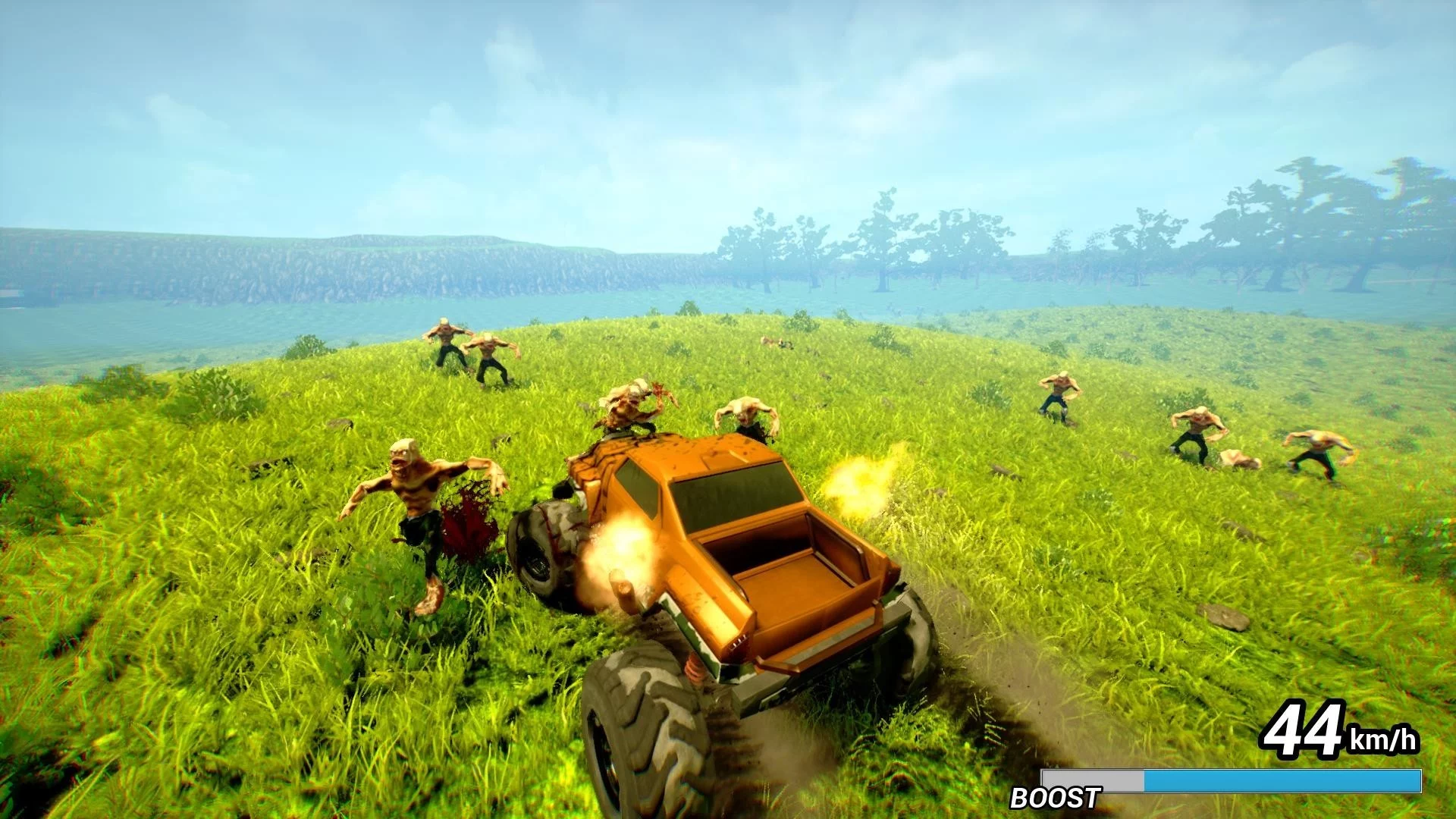 Изображение игры: Zombie Road Rider