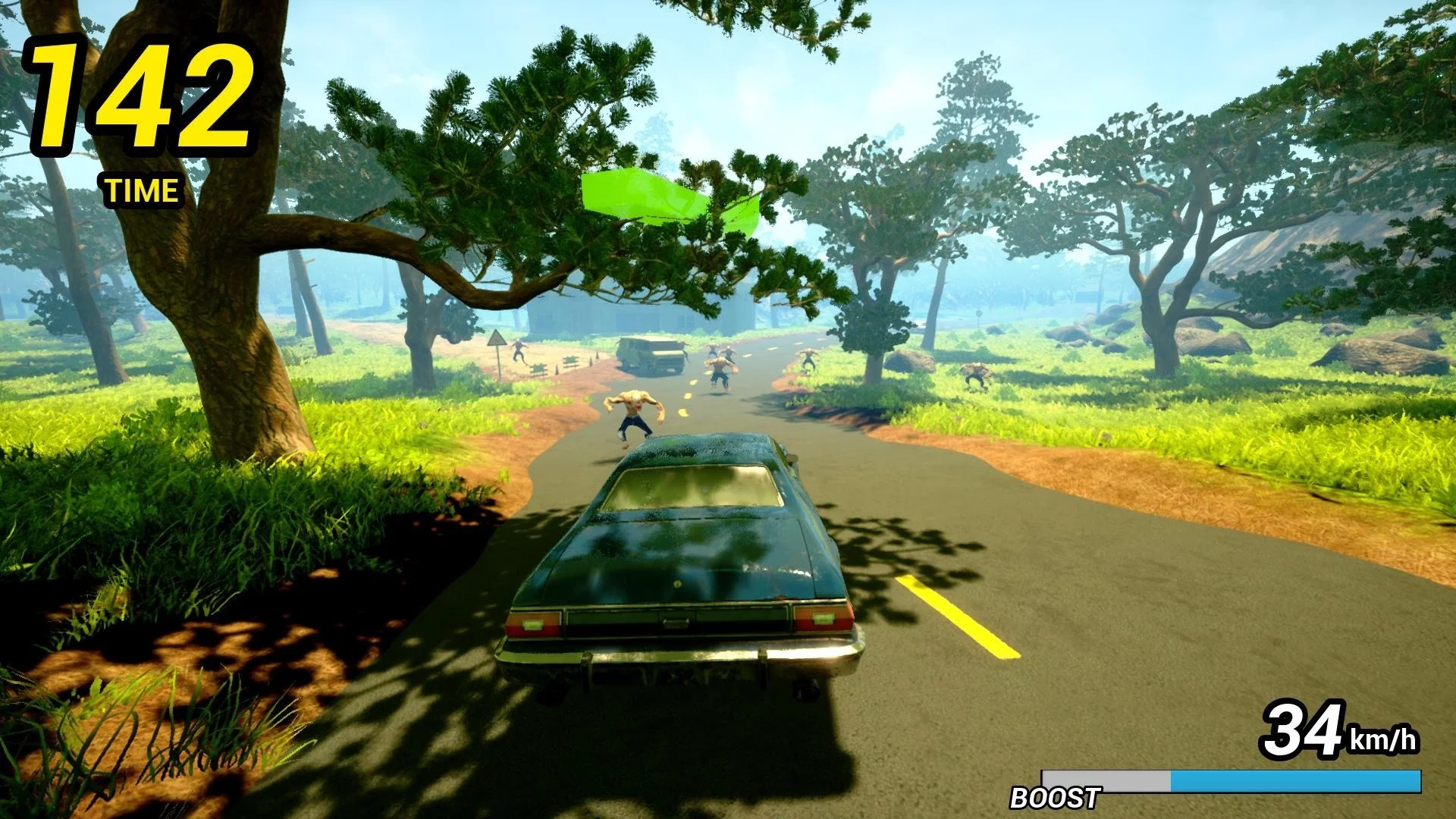 Изображение игры: Zombie Road Rider