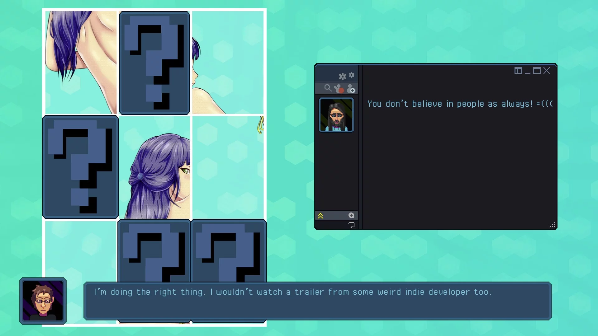 Изображение игры: I (DON'T) HATE HENTAI PUZZLES