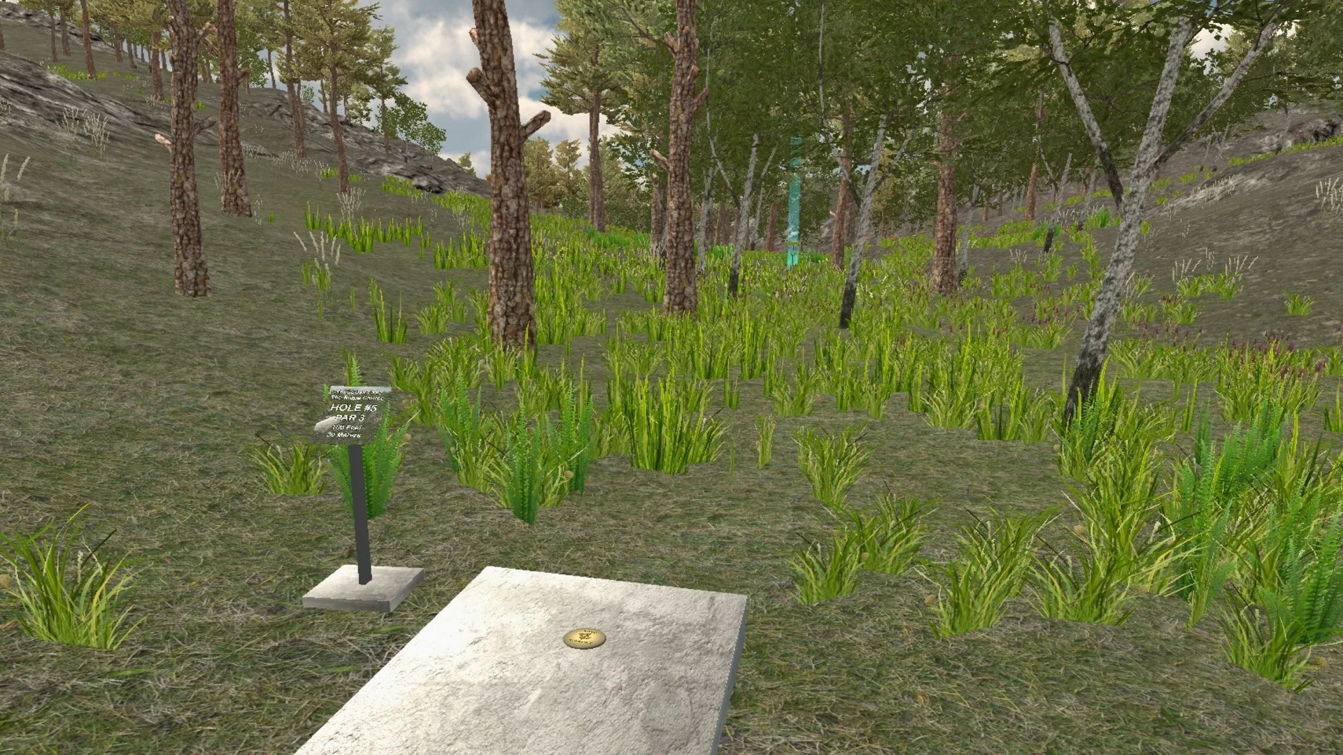 Изображение игры: Disc Golf Adventure VR
