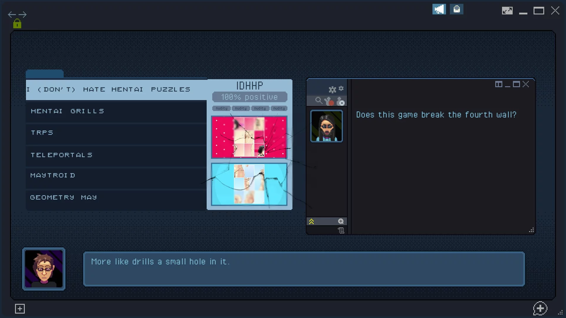 Изображение игры: I (DON'T) HATE HENTAI PUZZLES