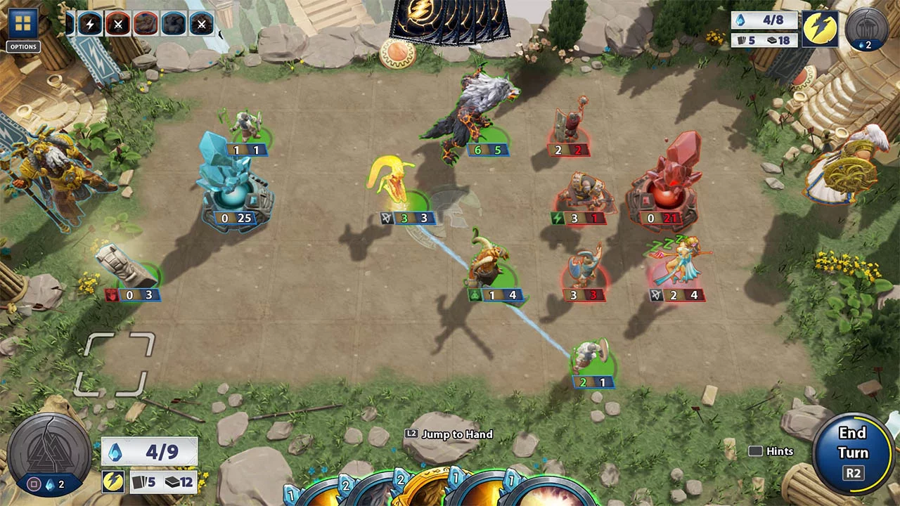 Изображение игры: Hand of the Gods: SMITE Tactics