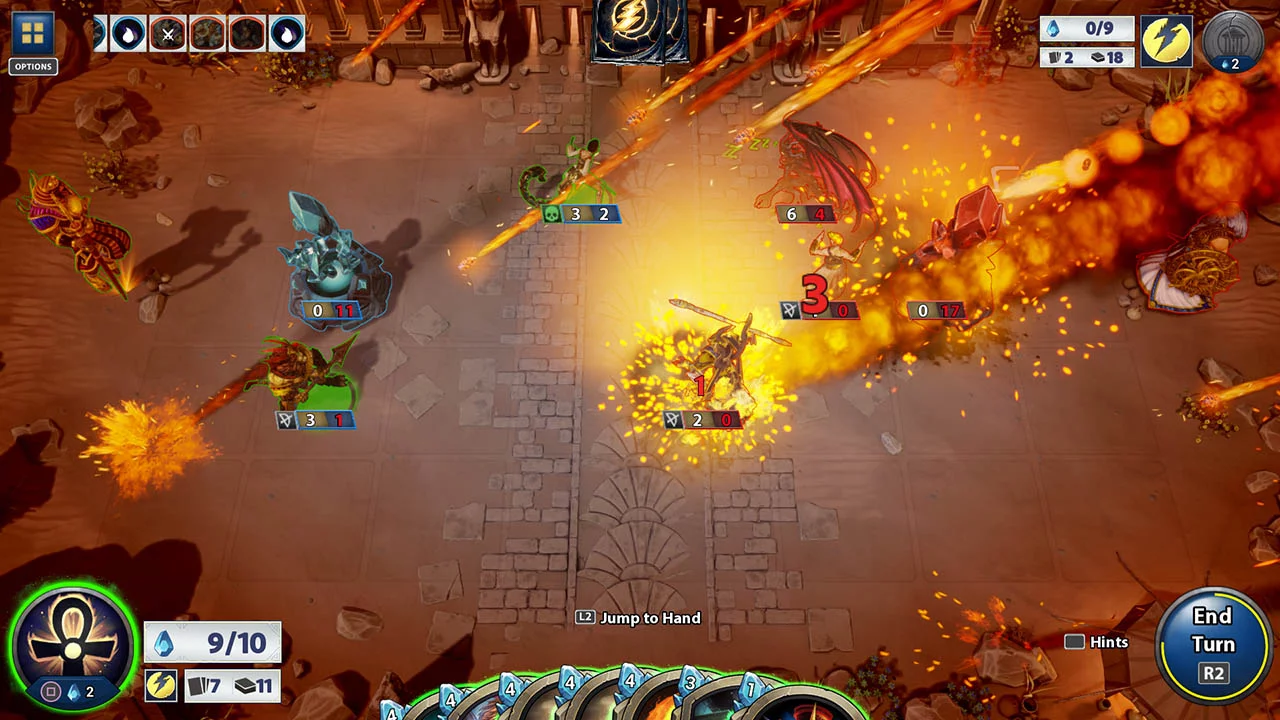 Изображение игры: Hand of the Gods: SMITE Tactics