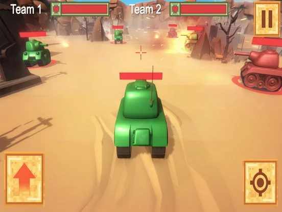 Изображение игры: Epic Tank Battle Simulator 3D