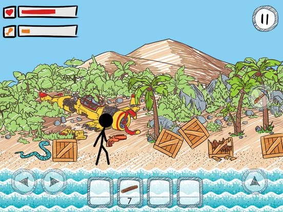 Изображение игры: Stickman Craft Survival Simulator