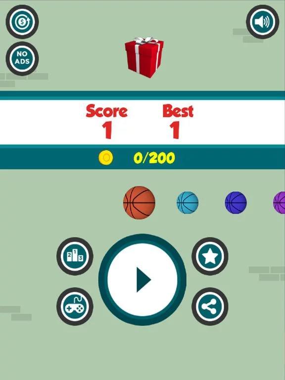 Изображение игры: Dunk The Hoops - Bouncy Ball