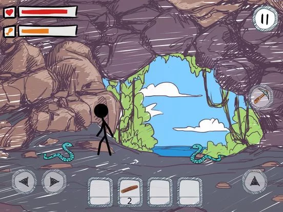 Изображение игры: Stickman Craft Survival Simulator