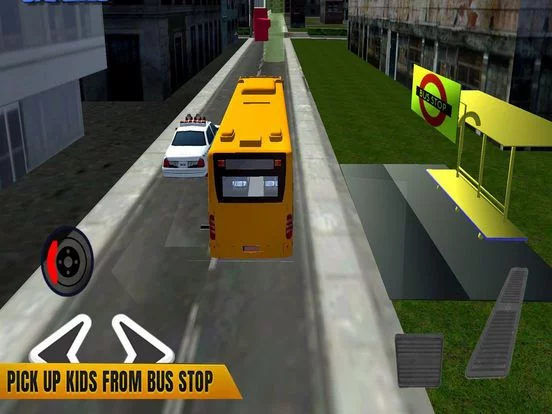 Изображение игры: School Bus Drive Sim