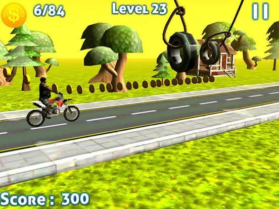 Изображение игры: Dirt Bike Highway Stunt Racer