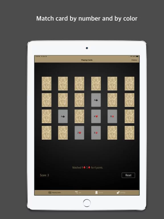Изображение игры: Matchismo - cards & pair