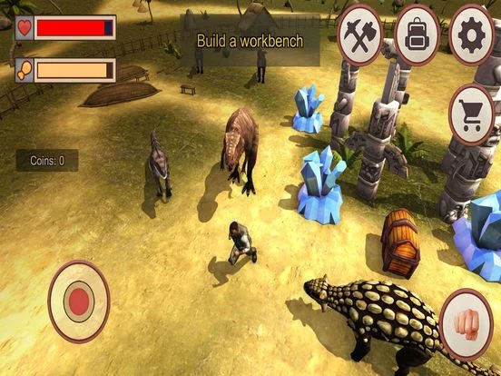 Изображение игры: Jurassic Dino Island 3D