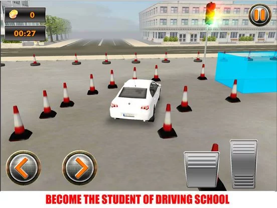 Изображение игры: Extreme Driving School Racing Test