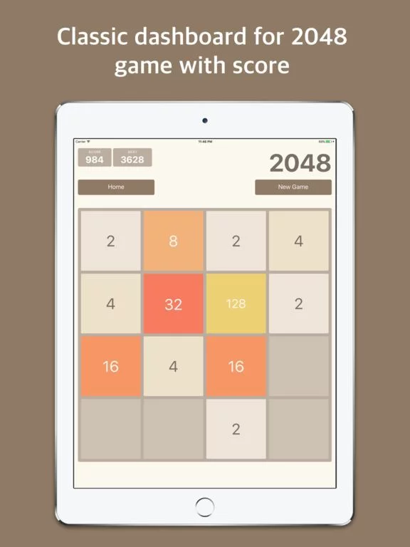Изображение игры: 2048 - puzzle number