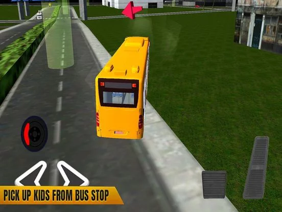 Изображение игры: School Bus Drive Sim