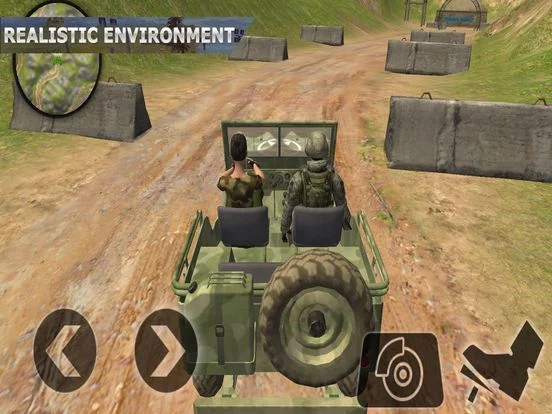 Изображение игры: Army War Truck Driving