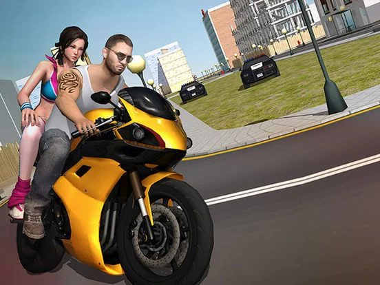 Изображение игры: Theft Bike Drifting