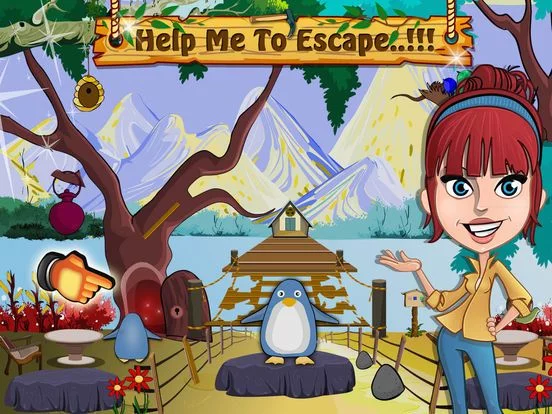 Изображение игры: Penguin Escape Puzzle Game