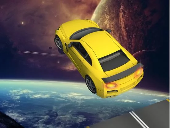 Изображение игры: Galaxy Stunt Racing Game 3D