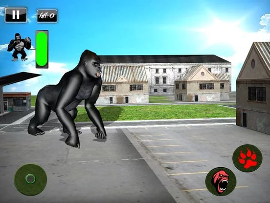 Изображение игры: Angry Gorilla Simulator 2017: Frenzy Monkey Life