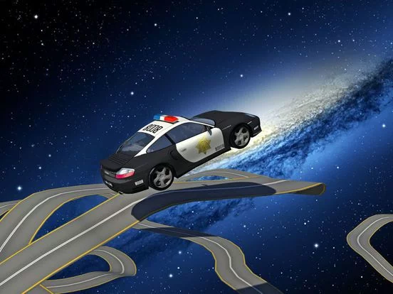 Изображение игры: Galaxy Stunt Racing Game 3D