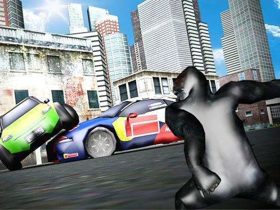 Изображение игры: Angry Gorilla Simulator 2017: Frenzy Monkey Life
