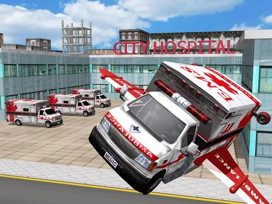 Изображение игры: Multilevel Flying Ambulance HD Bundle ID