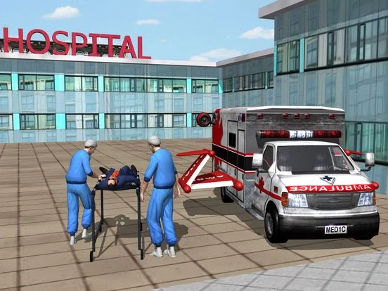 Изображение игры: Multilevel Flying Ambulance HD Bundle ID