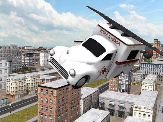 Изображение игры: Multilevel Flying Ambulance HD Bundle ID