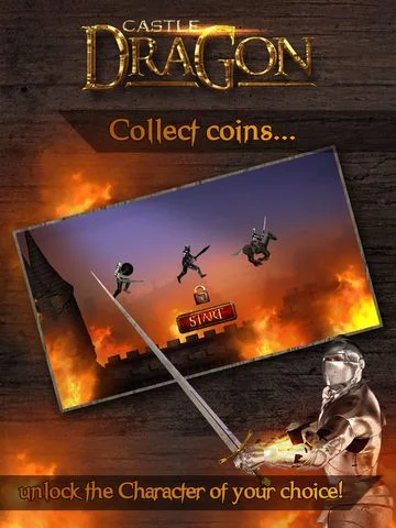 Изображение игры: Castle Dragon Run: War of Knights
