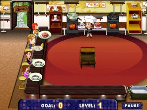 Изображение игры: Coffee Diner Server Dash