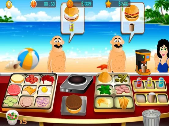 Изображение игры: Burger Cooking Restaurant