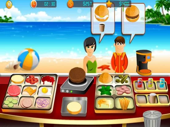Изображение игры: Burger Cooking Restaurant