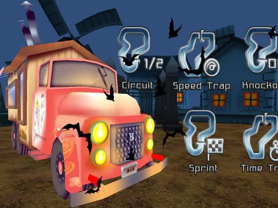 Изображение игры: Spooky Zombie Town Car Race