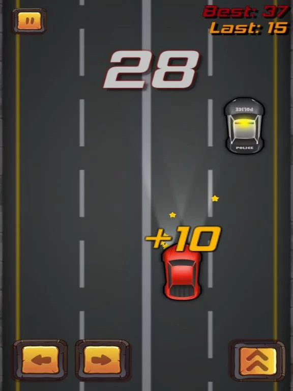 Изображение игры: 2D Infinite Car Racing
