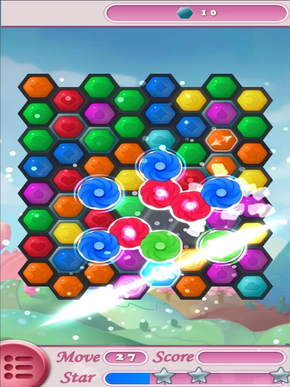Изображение игры: Hexa Mania 2017 - Flower Puzzle Game