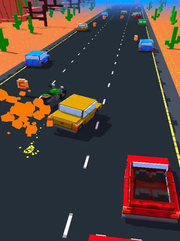 Изображение игры: Highway Motorbike Racer 3D