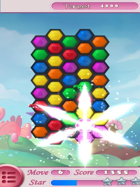 Изображение игры: Hexa Mania 2017 - Flower Puzzle Game