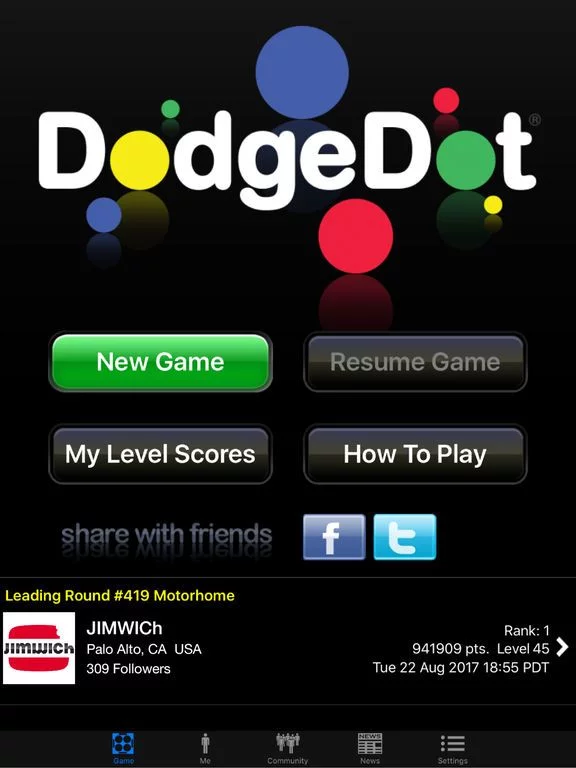 Изображение игры: DodgeDot