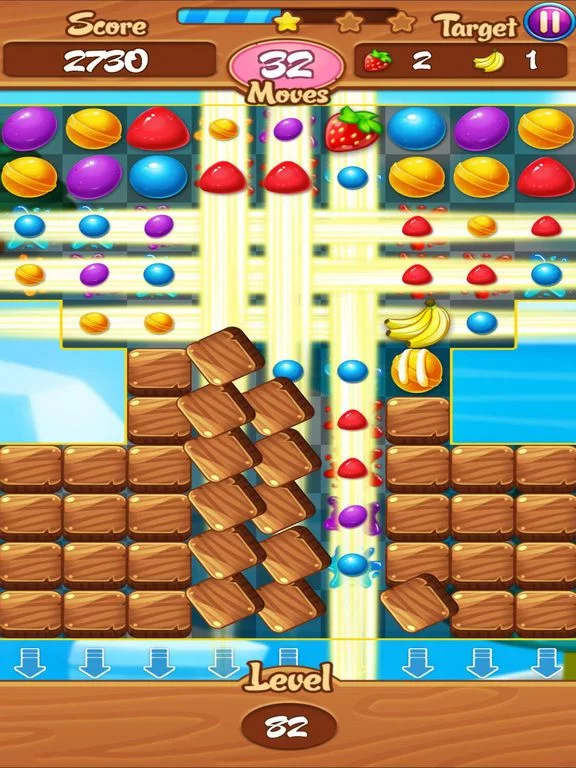 Изображение игры: Fruit Garden Mania: Match-3 Puzzle Game