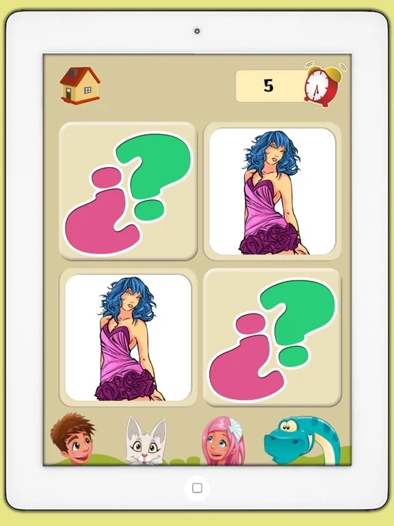 Изображение игры: Memory game of top models - Games for brain training for children and adults